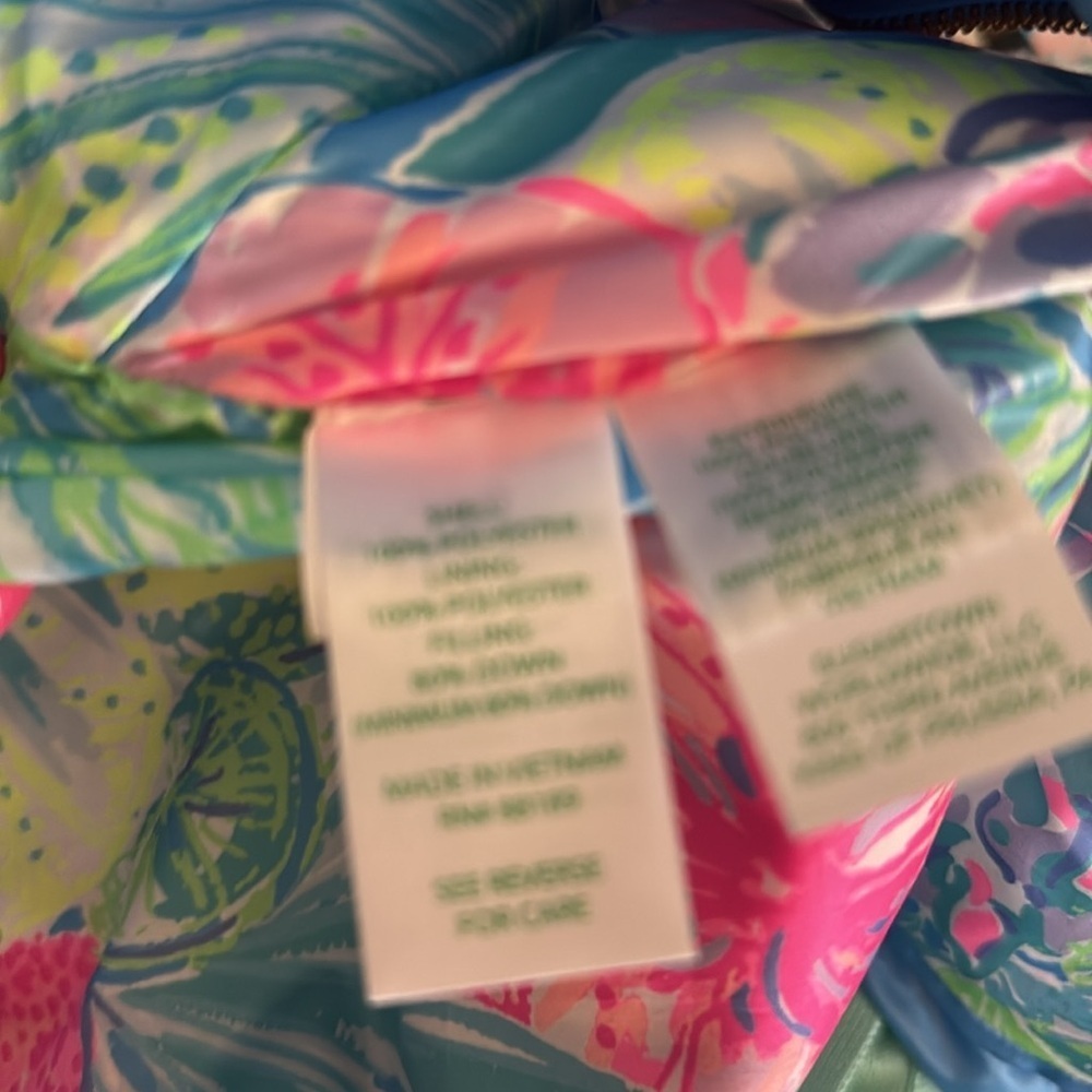 Lilly Pulitzer palm Paradise vest in Zanzibar blue XXS NWT - Picture 12 of 12